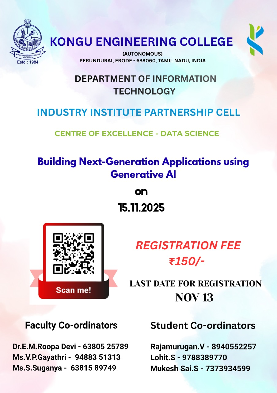 Building Next Generation Applications Using Generative AI, 2025